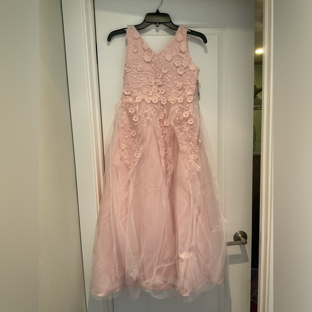 NEW WITH TAGS fancy flower girls gown